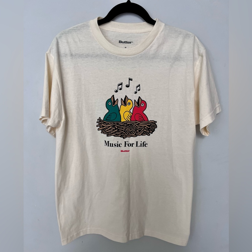 Butter, Music for life tee